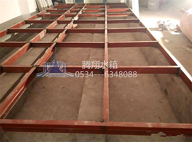 石家莊國際貿易城(石家莊西兆通鎮)A區不銹鋼水箱槽鋼底座基礎